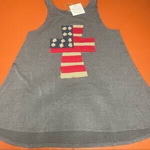 USA Cross Tank Top Size XL NWT